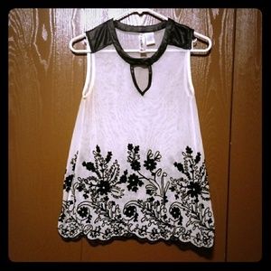 Embroidered top